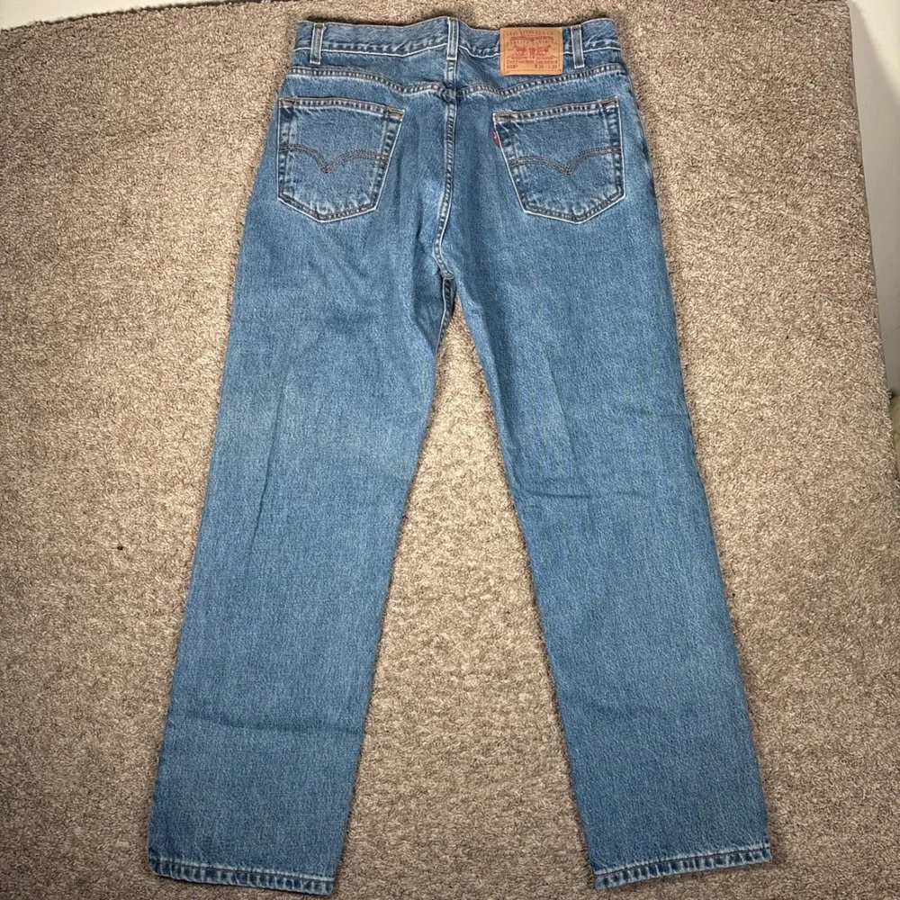 Vintage‎ Levi's 505 Mens Jeans Regular Fit Straight Leg Blue Fits 34x30 USA
